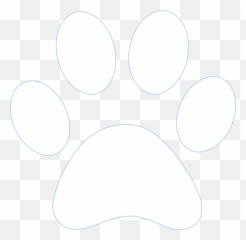 White Paw Print Transparent Clipart - Full Size Holocaust Memorial Miami Beach png