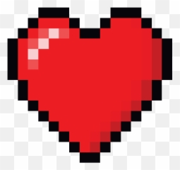 Heart Pixel Art Transparent Png Image - 8 Bit