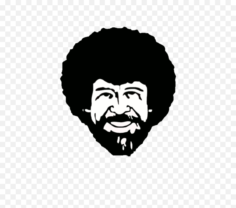 Bob Ross Funny Quotes Jokes - Easy Bob Ross Drawing Png,Bob Ross Transparent Background
