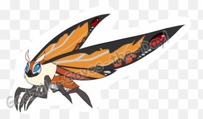 Mothra2019 Sticker - Roflo Felorez Mothra Png,Mothra Png