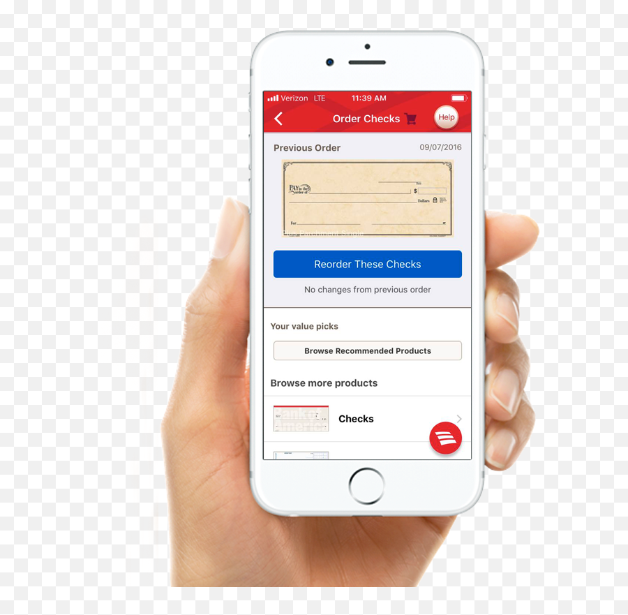 Bank Of America Cheque - Action Sheet Ios Designs Png,Checks Png