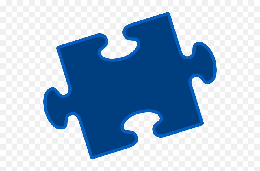 Blue Puzzle Pieces Clip Art - Vector Clip Art Clip Art Png,Puzzle Piece Png