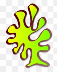 Ocean Algae Cliparts - Cartoon Algae Png,Ocean Clipart Png