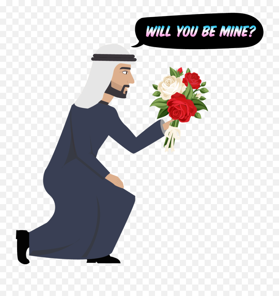 Halla Walla Arab And Khaleeji Emojis Arrive In Middle East - Emoji Whatsapp  Stickers Funny Png,Transparent Flower Emoji - free transparent png images -  