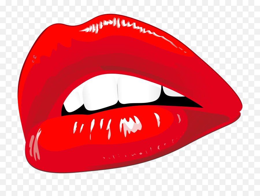 Red Lips Png Clip Art - Red Lips Art Png Transparent Png Red Lips Clip Art,Kiss Mark Png