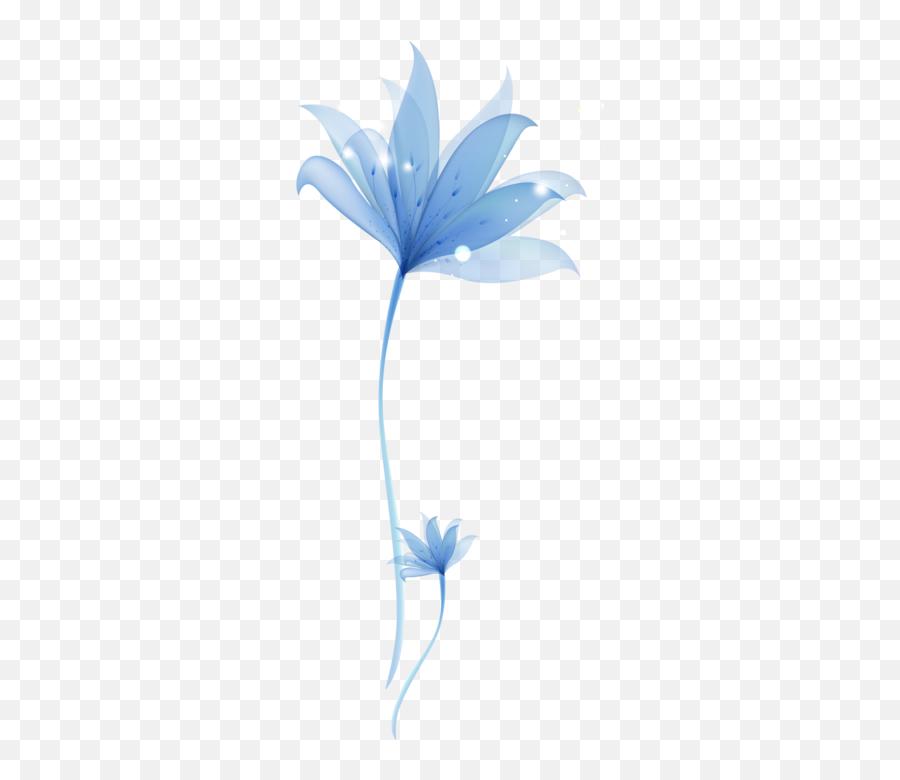 Pin By Ayham Sarrah - Blue Flower Clipart Png Transparent,Blue Flowers Png