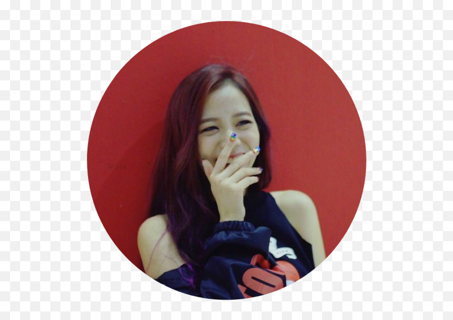 Blackpink Blackpinkjisoo Icon Sticker - Red Hair Png,Jisoo Icon