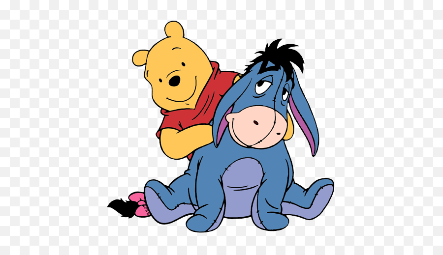 Download Winnie The Pooh And Eeyore Clip Art - Pooh Bear Winnie The Pooh And Eeyore Png,Eeyore Transparent