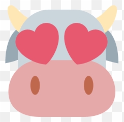 Sunglasses Emoji Clipart Discord - Cow Hd png