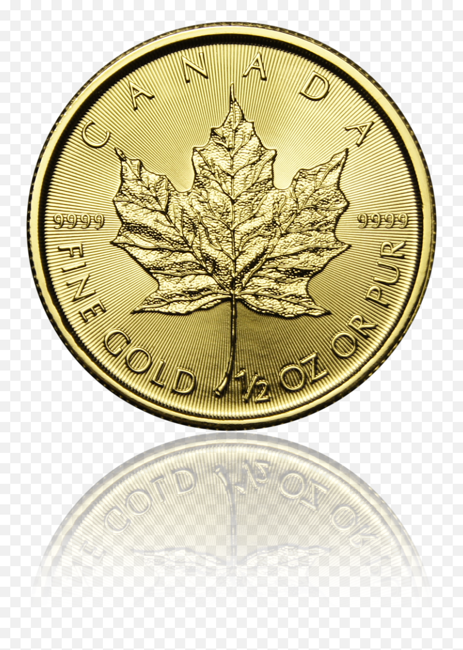 Maple Leaf - Canada 12 Oz Gold Coin Maple Leaf 1 2 Oz Png,Canada Maple Leaf Png