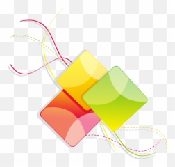 Line Geometry Icon - Abstract Colorful Png 1379x1311 Border Design