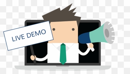Request Demo - Live Clipart Png Download Full Size