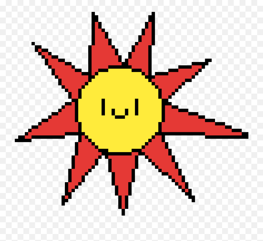 Pixilart - Happy Sun By Derpypanda Dark Souls Sun Transparent Png,Happy Sun Png