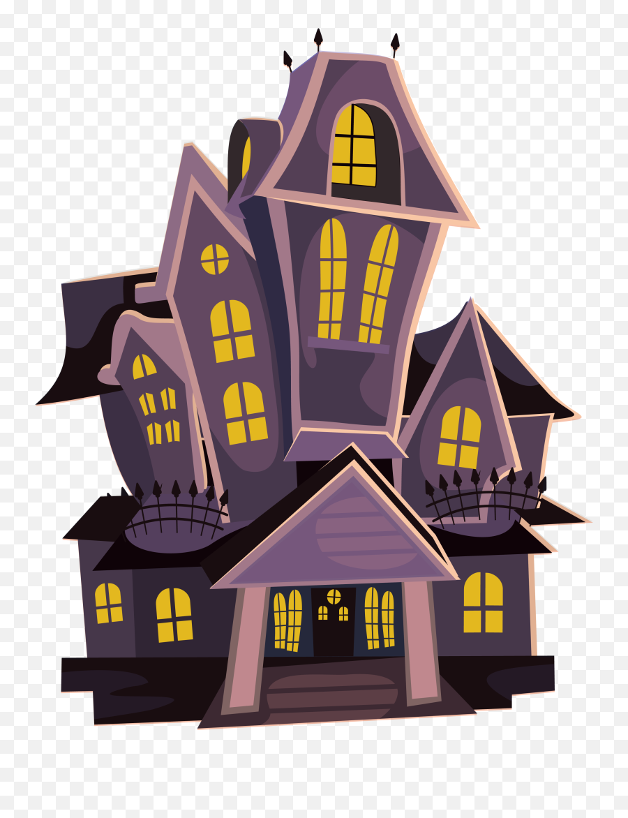 Download House Haunted Youtube Png Image High Quality - Haunted House Png,Purple Youtube Icon