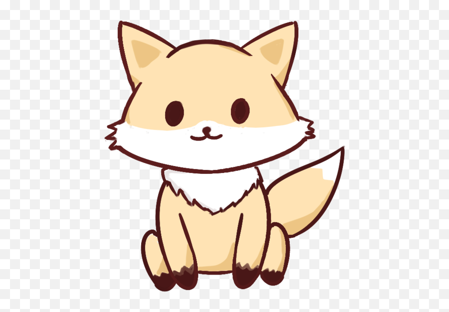 Download Kawaii Fox Png - Cute Fox Coloring Pages,Fox Png