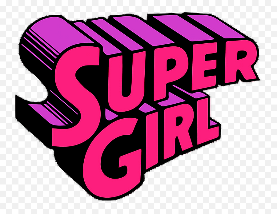 Tumblr Cute Supergirl Girl Png Clipart - Girly Transparent Tumblr Stickers,Supergirl Png