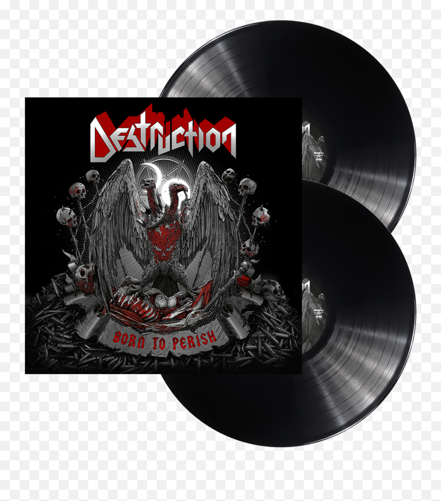 Destruction Born To Perish Black Vinyl Euro Import - Destruction Born To Perish Png,Destruction Png