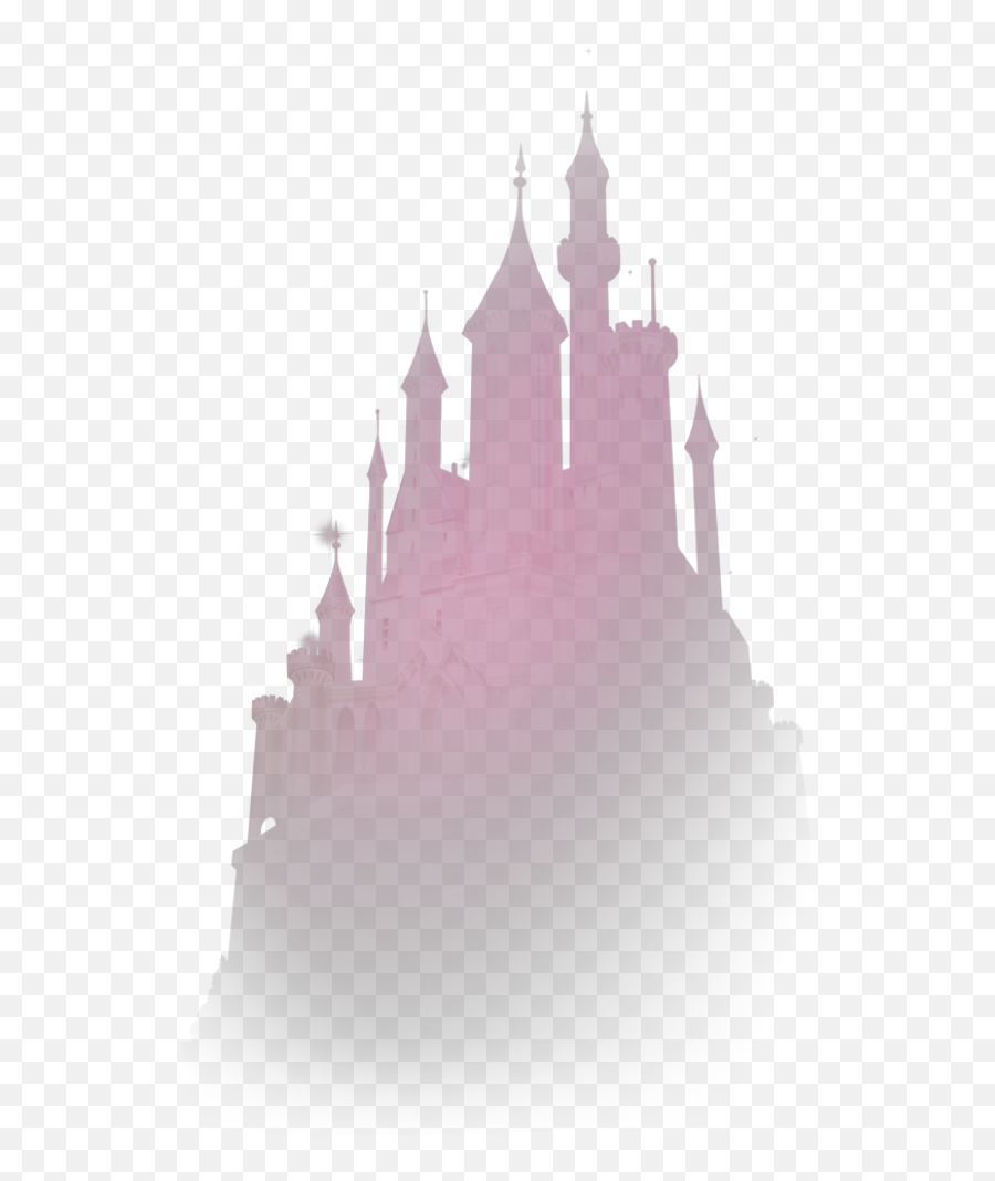 Ftestickers Disney Castle Transparent Pink - Pink Disney Castle Background Png,Cinderella Castle Png