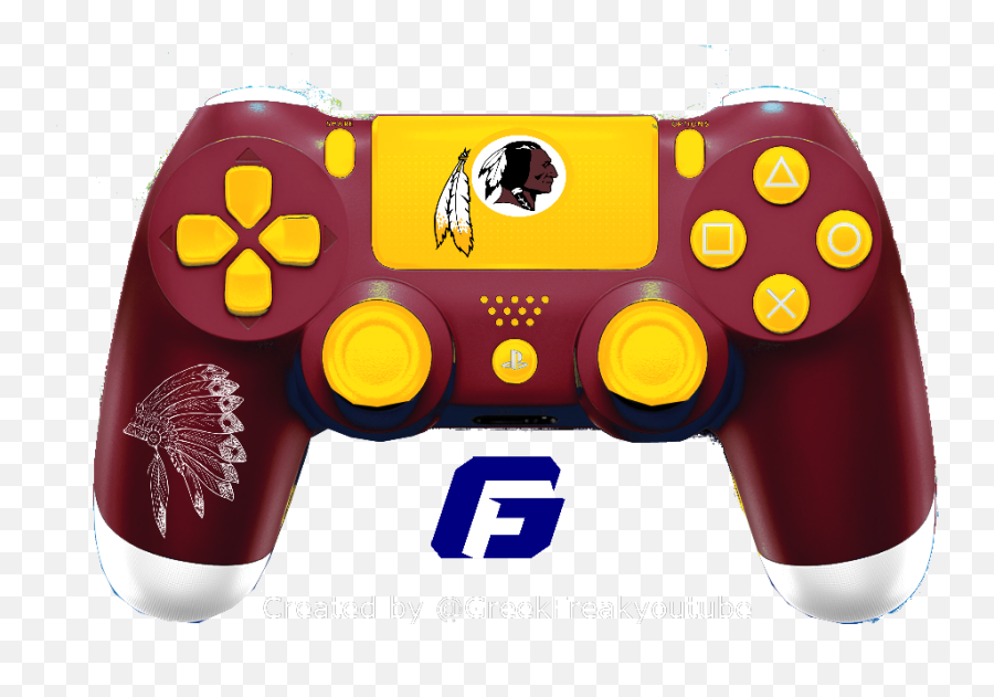 Check Out All My Nfl Ps4 Controller Concept Washington - Pink And Black Ps4 Controller Png,Ps4 Controller Png