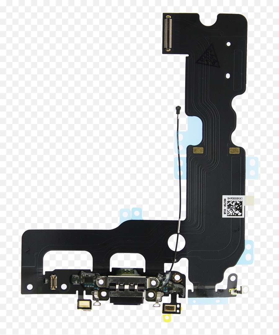 Iphone 7 Plus Lightning Connector Assembly - Black Charging Port Iphone 8 Png,Black Lightning Png