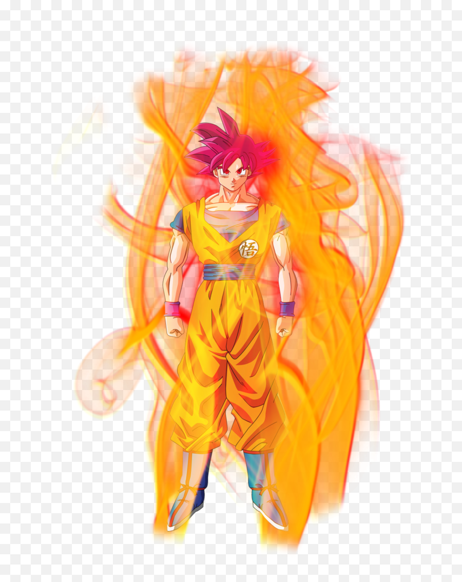 Download Super Saiyan God Aura Png - Goku Super Saiyan God Aura,Super Saiyan Aura Png