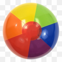 16 - Inch Rainbow Bright Beach Balls Circle Png,Beach Balls Png