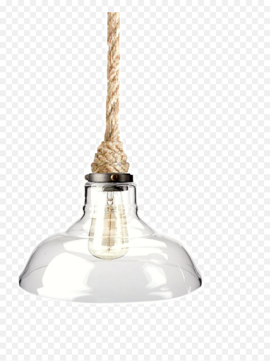 Industrial Glass Rope Pendant - Hand Wrapped Rope For Pendent Lighting Nautical Rope Light Kitchen Bar Light Jute Twine Rope Rope Swag Hanging Nautical Pendant Lights Kitchen Png,Hanging Light Png