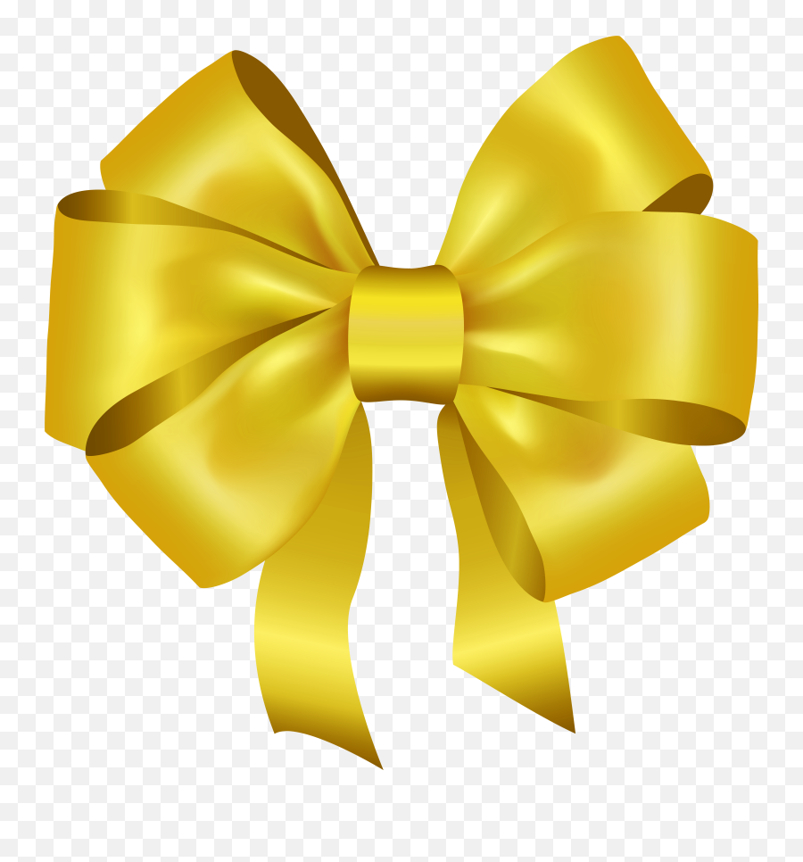 Clipart Gallery Yellow Bow Png Gold