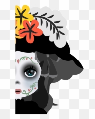Png Clipart La Calavera Catrina - Clipart Catrina Png,Catrina Png