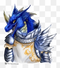 Download 1 Reply 0 Retweets 5 Likes - Blue Dragonborn Paladin Png,Dragonborn Png