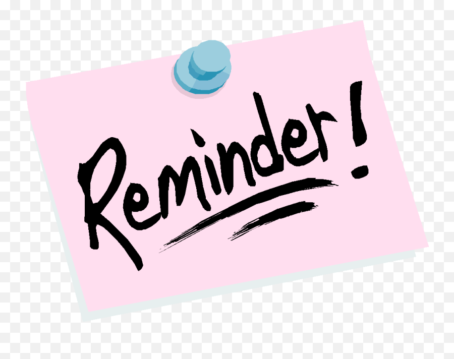 Meeting Reminder - Reminder Clip Art Png,Reminder Png