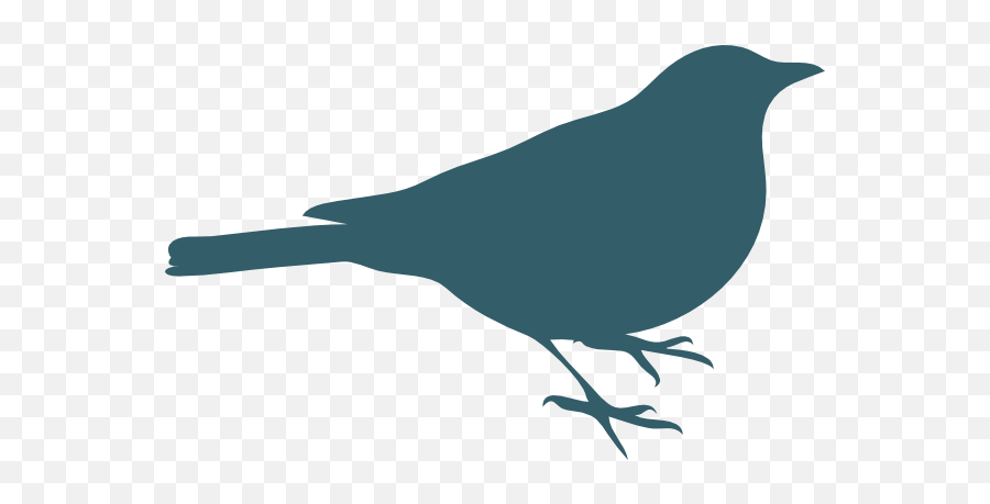 Bird Silhouette Cliparts 11 - Bird Standing Outline Png,Bird Silhouette Png
