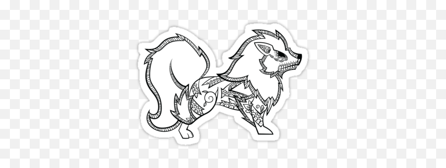 Arcanine De Los Muertos Part Of Pokemuertos My Pokemon - Cartoon Png,Arcanine Png