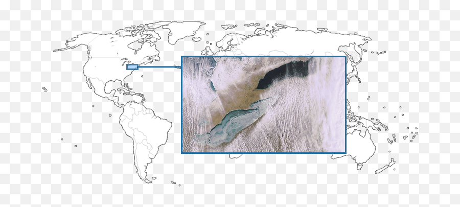 Lake Effect Snow Event During Gcpex Field Campaign Global - Map Png,Snow Effect Png