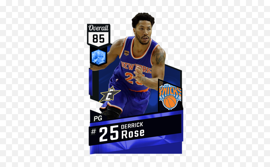 Derrick Rose - Nba 2k17 Custom Card 2kmtcentral Kevin Durant Basketball Card Png,Derrick Rose Png