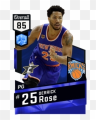 Derrick Rose - Nba 2k17 Custom Card 2kmtcentral Kevin Durant Basketball Card Png,Derrick Rose Png