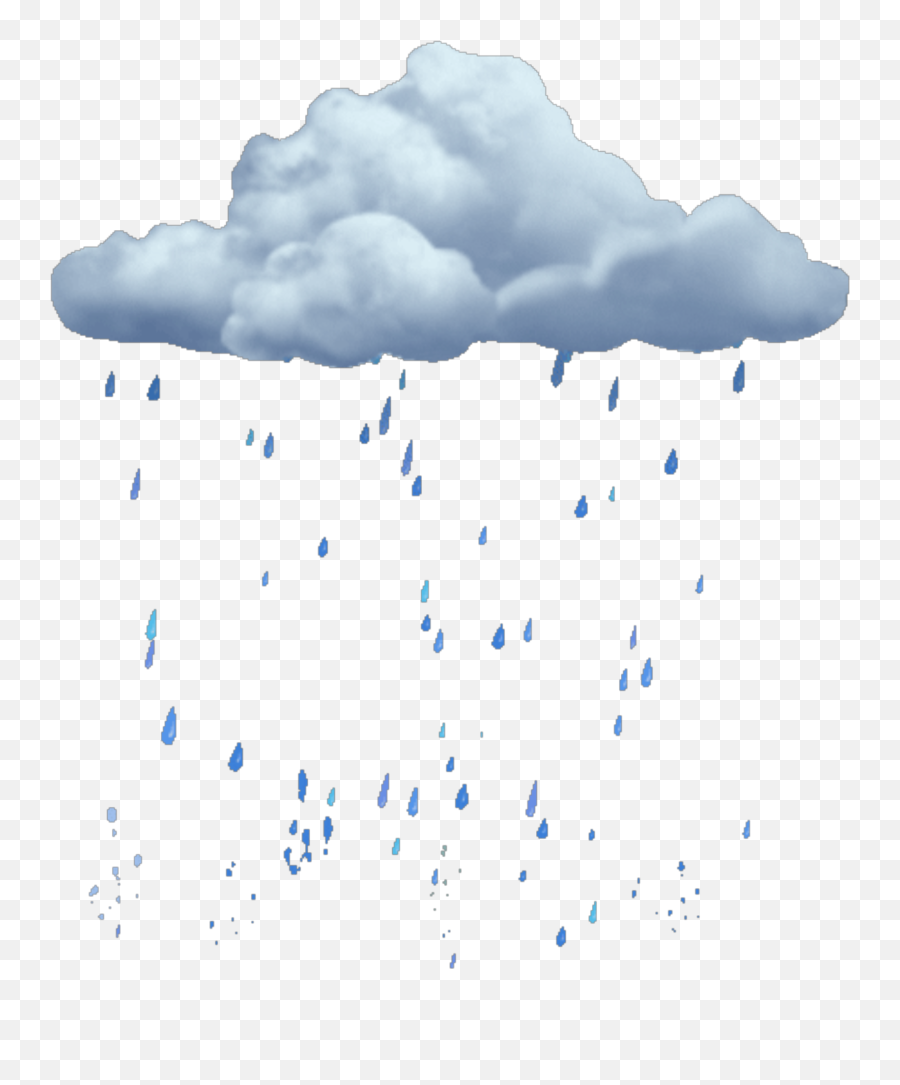 Cloud Gif Clip Art Rain Drawing - Rain Cloud Transparent Background Png,Rain Emoji Png