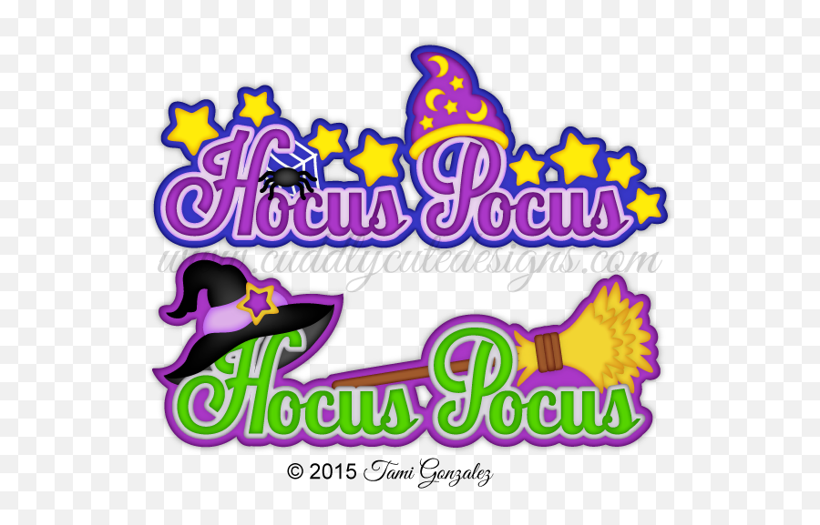 Hocus Pocus Titles - Clip Art Png,Hocus Pocus Png