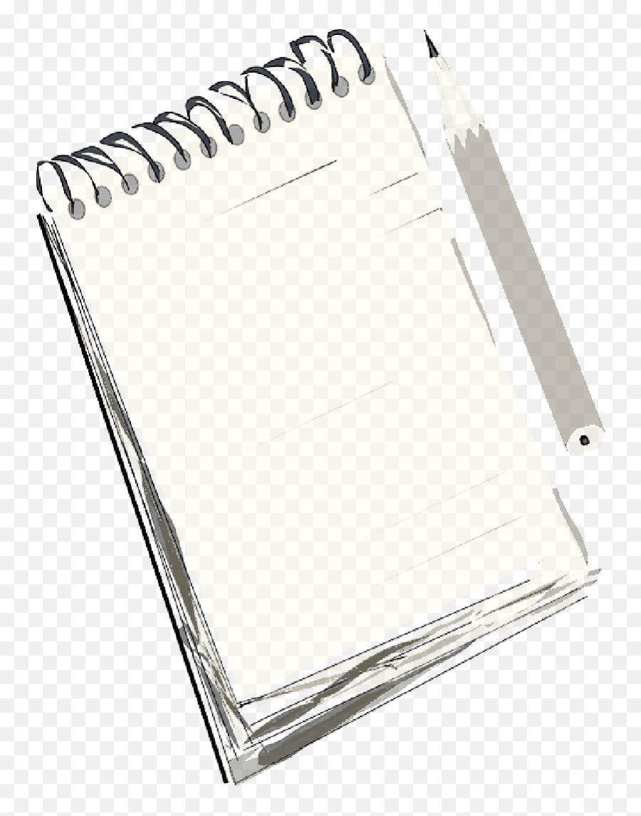 Download Notebook Icon Note Paper Pen Pencil Outline - Sketchbook Png,Sketchbook Png