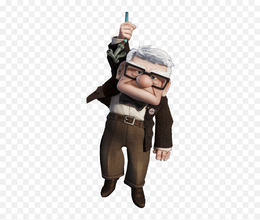 Pixar Up Png - Old Man With Flying House Cartoon Full Size Grandpa From The Movie Up,House Cartoon Png