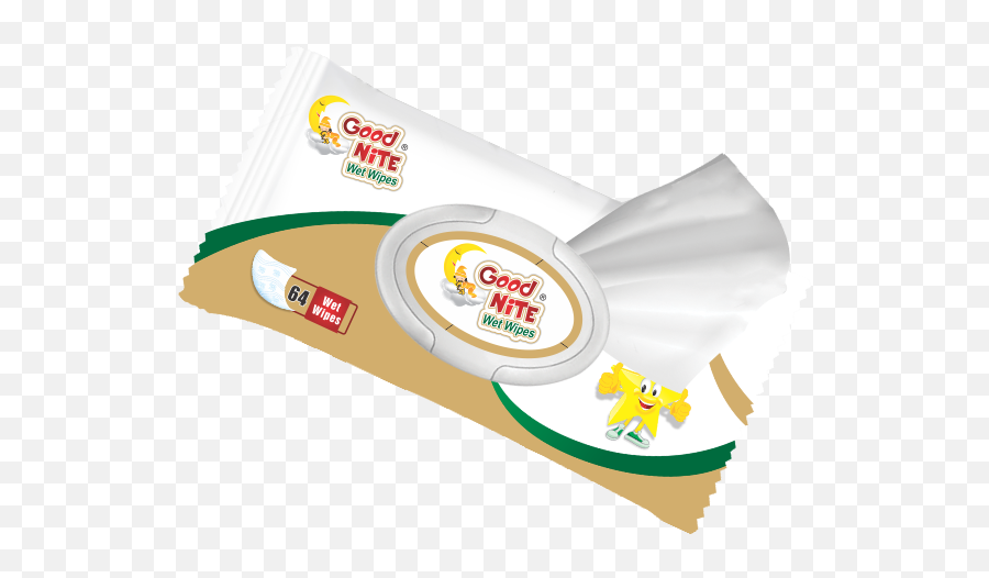 Good Nite Wet Wipes - Packet Png,Good Night Logo