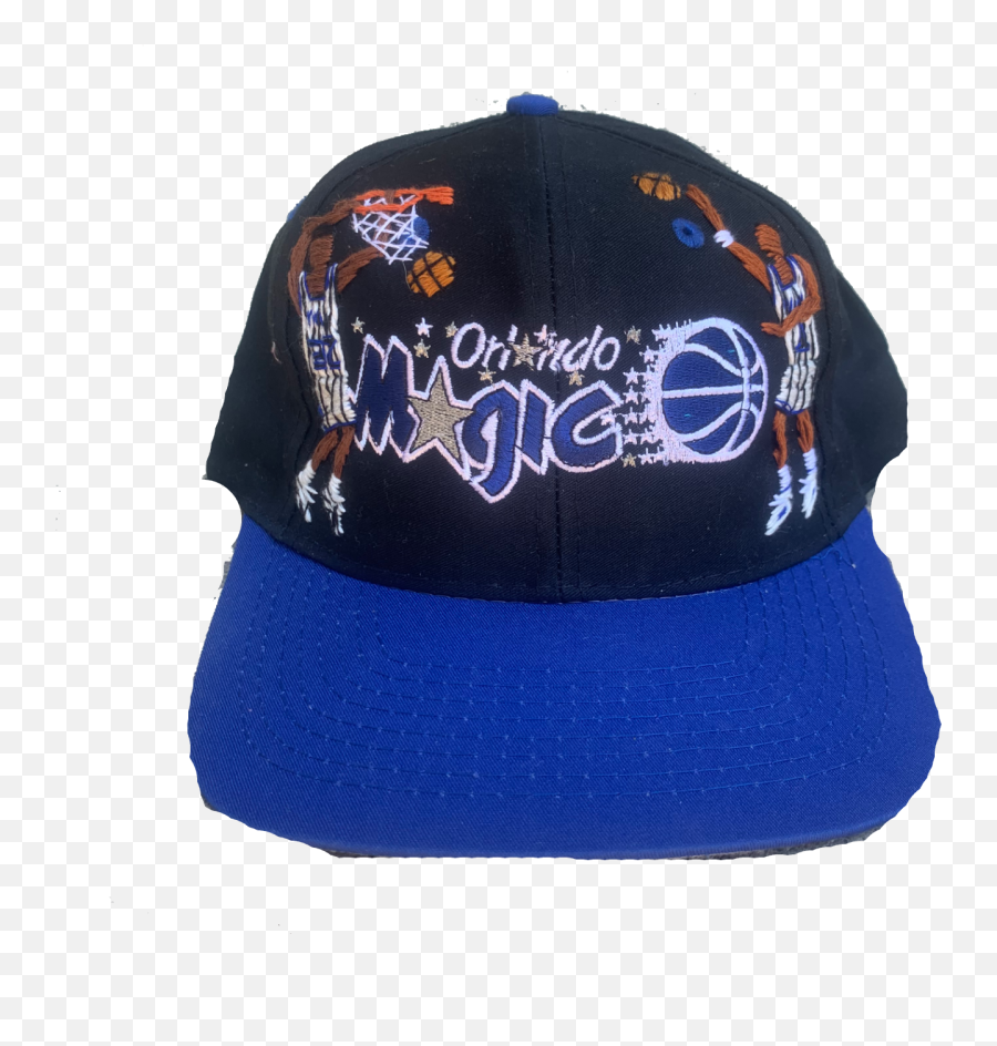 Shaquille Ou0027neal And Penny Hardaway Vintage Orlando Magic Hat - For Baseball Png,Magic Hat Png