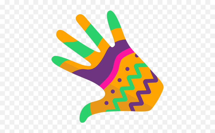 Glove Hand Finger Palm Pattern Flat - Transparent Png U0026 Svg Mãos Desenho Colorido Png,Flat Hand Png