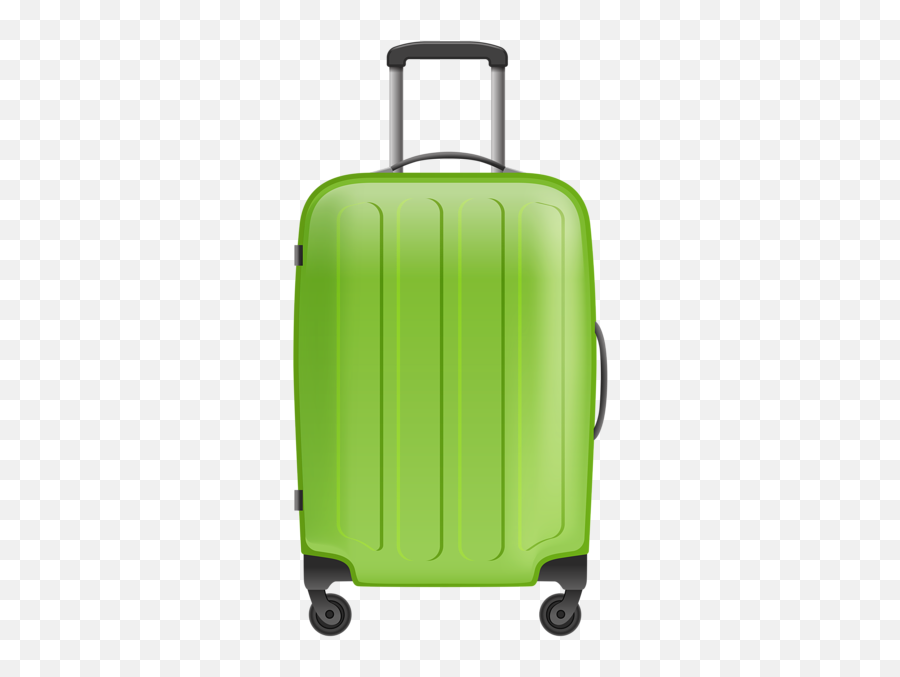 Png Black And White Library Luggage Clipart Trave - Green Clip Art,Suitcase Png