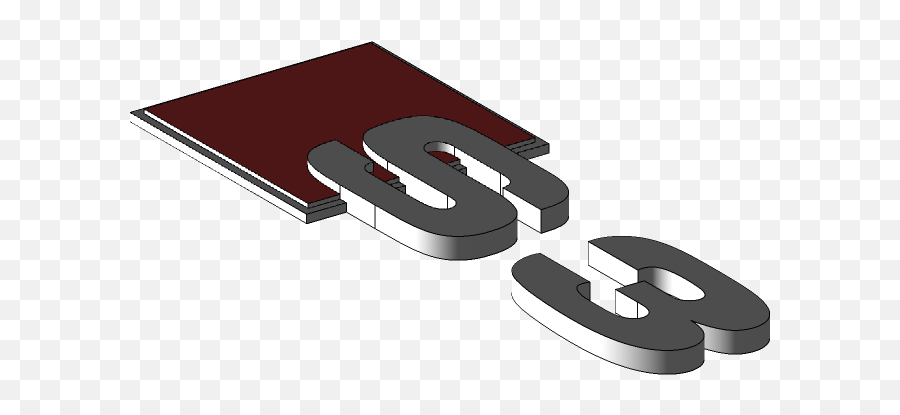 Audi S3 Logo 3d Cad Model Library Grabcad - Horizontal Png,Audi Logo Transparent