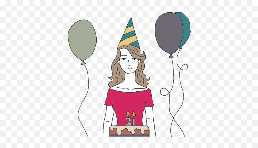 Download Hd Birthday - Cartoon Kitten In A Birthday Hat Dream Birthday Png,Happy Birthday Hat Png