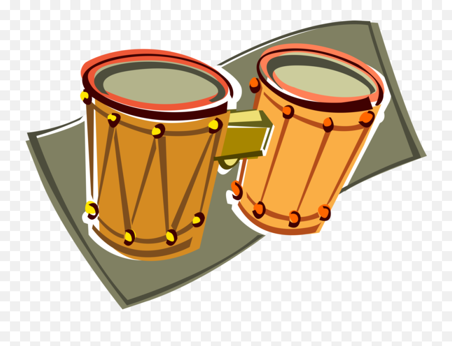 Drum Clipart Conga Transparent Free - Clipart Bongo Drum Png,Congas Png