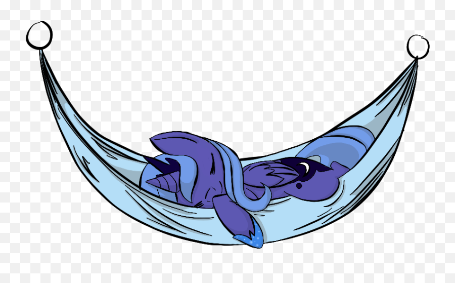 Download Sleepy Hammock Ponies - Unicorn Vector By Linkling Fictional Character Png,Unicorn Vector Png
