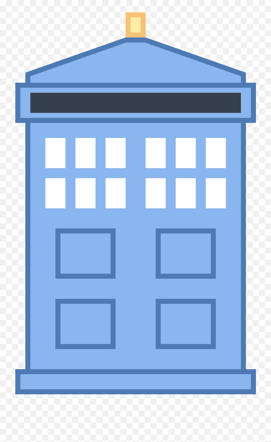 Download Hd Tardis Icon Transparent Png Image - Nicepngcom Icon,Tardis Transparent