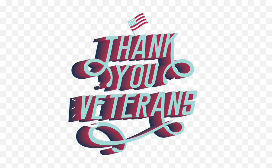 Thank You Veterans Lettering - Transparent Png U0026 Svg Vector File Thank You Veterans Transparent,Thank You Transparent Png